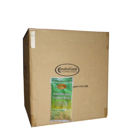 EnviroCare Whole Case of Panasonic U U3 U6 U12 Upright HEPA Vacuum Cleaner Bags