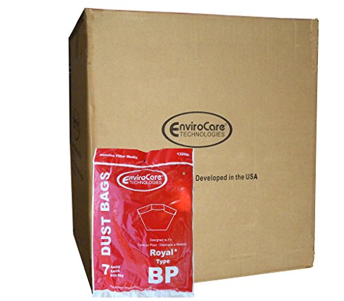 EnviroCare 1 Case (50 Pkgs) Royal Type BP 3KE2103000 Backpack Vacuum Bags RY4001 C2401