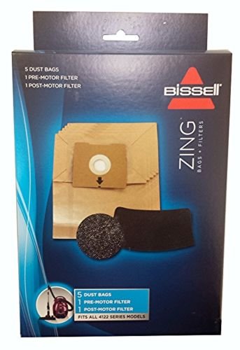 PartsBlast Bissell 1480 Bags (10) and Filters (4) Kit for Zing Cannister Vacuum