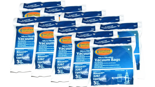 EnviroCare Vacuum Bag 833 for Bissell 3267 - Micro Allergen (30-Pack)