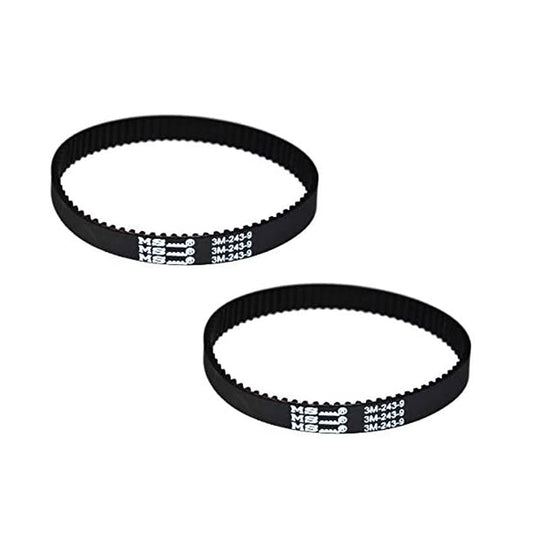 2 Pk, Replacement Part For Bissell Pet Hair Eraser Upright Vacuum Belt, Model 1650, 1608840