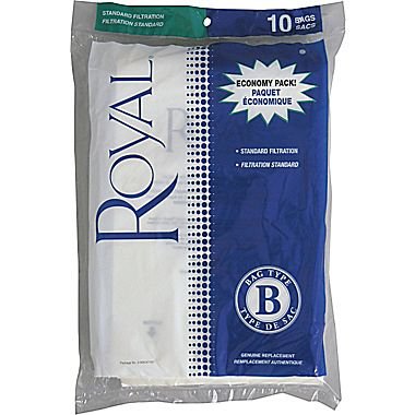 Royal 2-066247-001: Standard B Vacuum Bags - 10 Bags per Pack