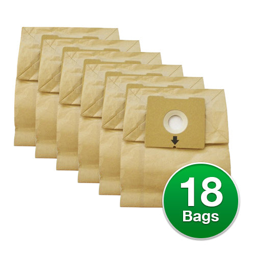 Replacement Micro Filtration Paper Vacuum Bag for Bissell Zing 4122 Series Vacuums - 6 Pack