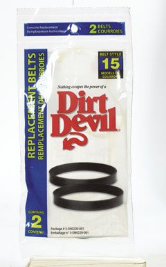 6 Genuine Royal Dirt Devil Style 15 Belts Use In Dirt Devil Bagged Vacuum Cleaners