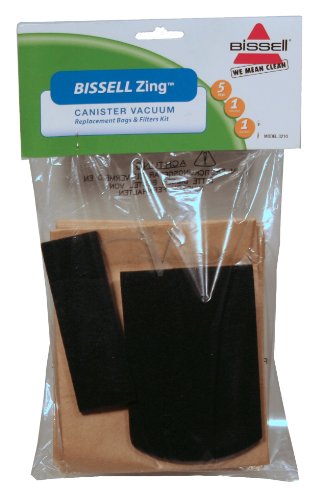 Bissell Zing Canister Bag 5 PK + 2 Filter - 1604531