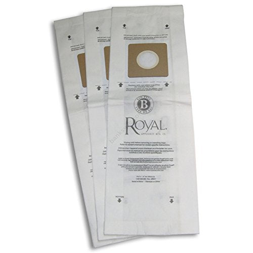 Royal Type B Vacuum Bags-10 per Pack, 10 Bags, White