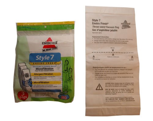 Type 7 Bissell Vacuum Cleaner Replacement Bag (75 Pack)