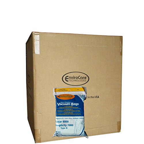 EnviroCare Whole Case of Riccar Simplicity Type B Microfiltration Vacuum Cleaner Bags