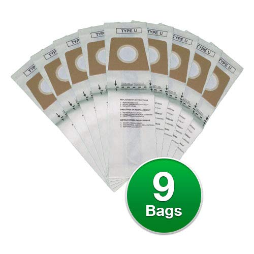 EnviroCare Replacement Vacuum Bags for Royal Dirt Devil Type U Uprights (3 Pack)