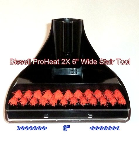 Bissell ProHeat 2X Steam Cleaner 6" Wide Stair Cleaning Tool/Nozzle.