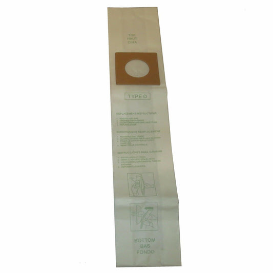 Royal Dirt Devil Type D Upright Vacuum Bags 3670147001 3670148001 Style Vac