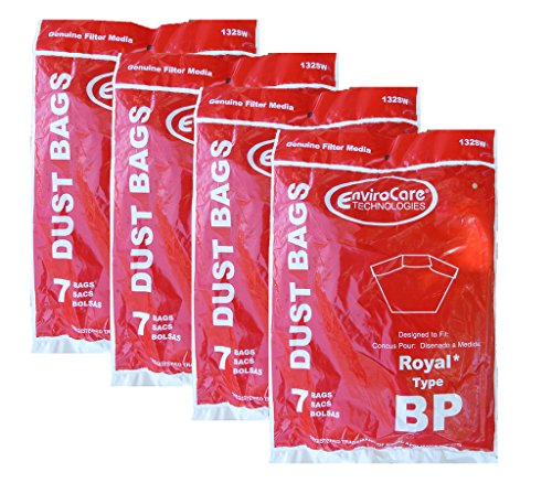 EnviroCare 28 Royal Type BP 3KE2103000 Backpack Vacuum Bags RY4001 C2401