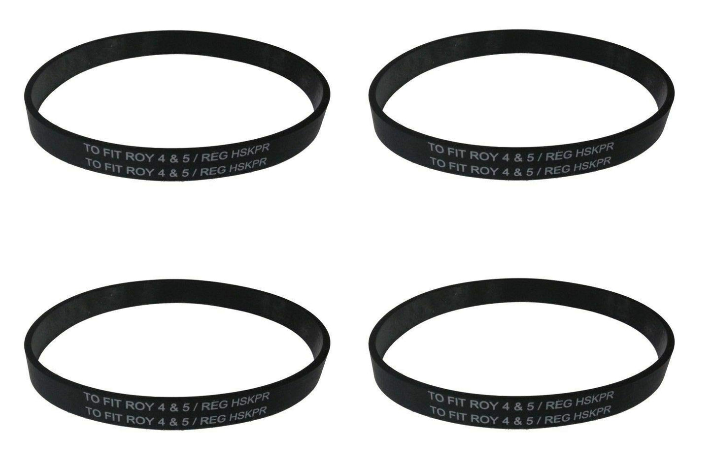 4 Vacuum Belts Replaces for Dirt Devil Style 5 Belt Part #1LU0310X00