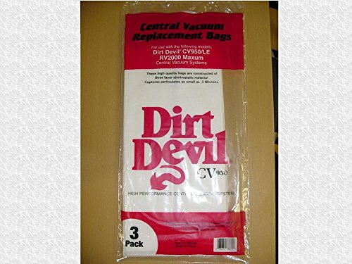 Vacuum Parts & Accessories Royal Dirt Devil CV950 RV Central Vacuum Bags