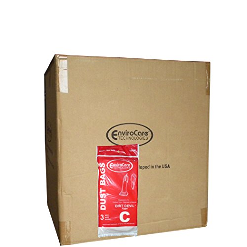 75 Royal Dirt Devil Type C Vacuum Bags MVP 3-727075-001, 3727075001, 727075, 3-700147-001, 3700147001, 700147, DD-3-700147-001, 3-700148-001, 700148, 774760, 8200, 8201, 088305