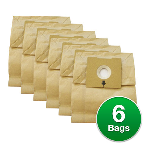 Replacement Micro Filtration Paper Vacuum Bag for Bissell Zing 4122 Series Vacuums - 2 Pack