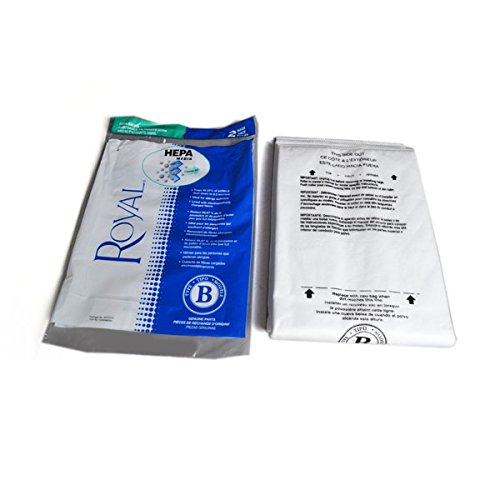 Royal Type B Upright Hepa Vacuum Cleaner Paper Bags 2PK # AR10110