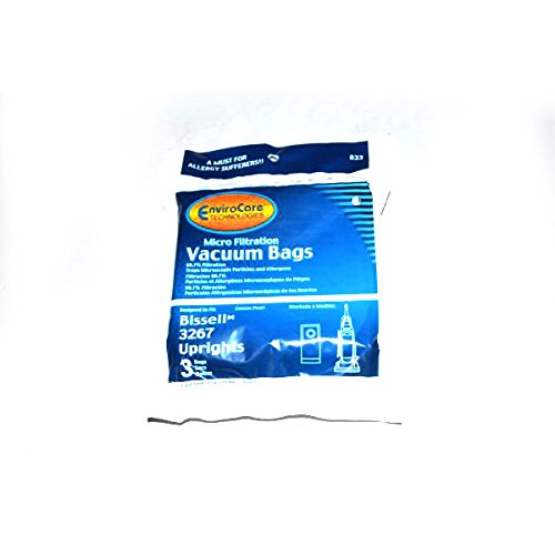 1 Replacement for Bissell 3267 Allergy Bags Powerglide, Velocity Upright Vacuum Cleaner # compare to part 32671