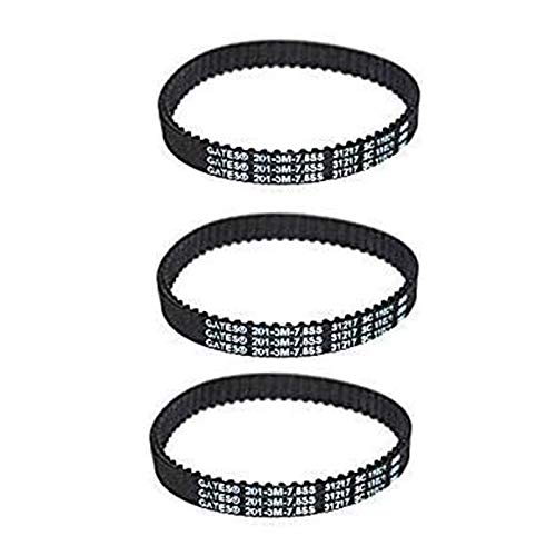 (3) Vacuum Geared Belt Replacement Part For Bissell Proheat 2X Revolution, 2007, 2000P Models # compare to part 1611130