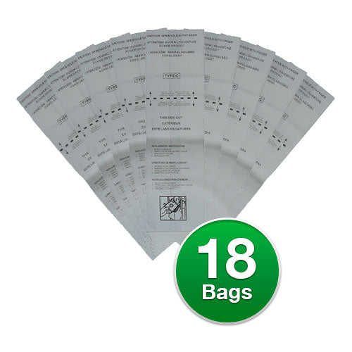 Replacement Vacuum Bag for Royal Upright C / 121SW (6-Pack) Replacement Vacuum Bag