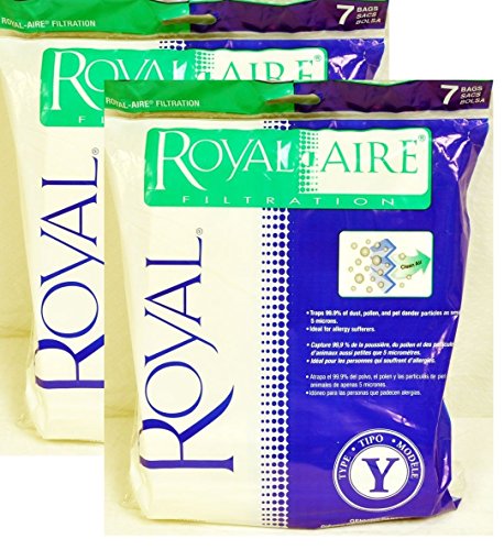 Royal Y Vacuum Bags royal-aire y bag (14 Bags)