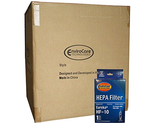 1/2 Case (25 pkgs) Eureka HF-10 Pleated HEPA Vacuum Filters Upright Boss Capture Pet Lover 63358