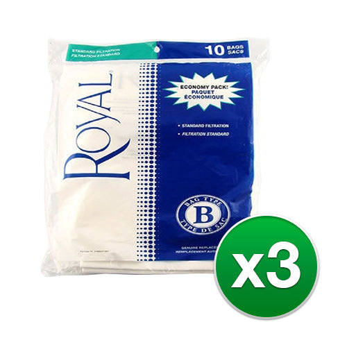 Royal 2066247001 / 3067247001 / Type B Bags Genuine Vacuum Bags - 3 Pack