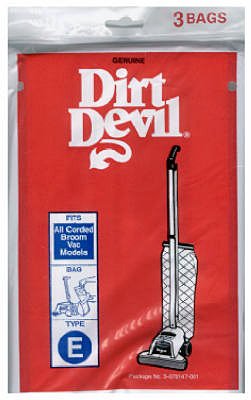 Dirt Devil Royal Vacuum Bag Type E Fits Royal Carded