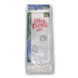 Dirt Devil Paper Bag, Royal Type G Hand Vac Adapt Req'd 3pk