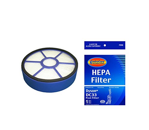 Replacement Part for Dyson Bag-Less Upright Vac Model DC-33 Hepa Filter Aftermarket Part # compare to part 921616-01