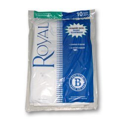 Royal Type B Vacuum Bags-10 per Pack, 10 Bags, White