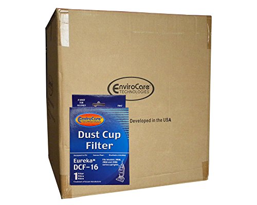 1/2 Case (25) Eureka Style DCF 16, Hepa Filter Dust Cup Vacuum Cleaner, Altima Bagless, SurfaceMax, Uno Upright, 62736A, 20232462, 20-2324-62, 76552, E-62736