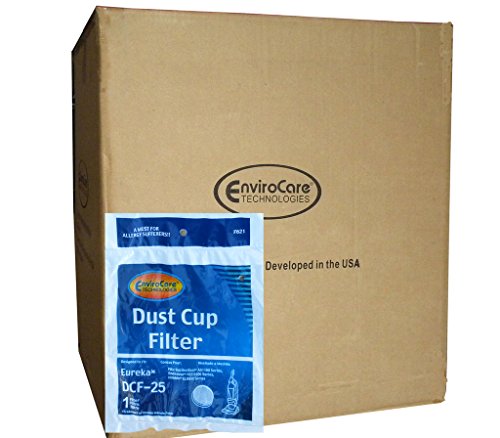 1 Case (100 pkgs) Eureka Upright Vacuum Cleaner Washable Allergy DCF-25 Dust Cup Filter #67600 82982-1 82982-2