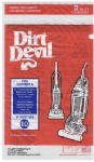 Dirt Devil Vision Lite Vacuum Belt Style 10 Fits Dirt Devil Vision Lite Polybagged Pack / 2