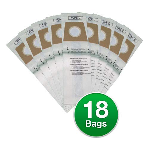 EnviroCare Replacement Vacuum Bags for Royal Dirt Devil Type U Uprights (6 Pack)