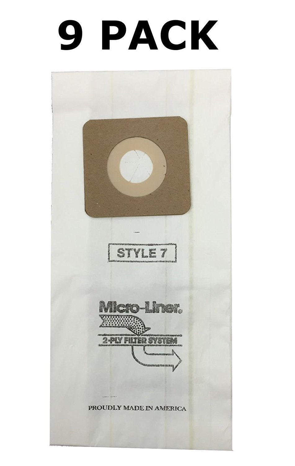 Replacement Part For BissellStyle 1 & 7 also 5000 7000 Upright Vacuum Allergy (9 Bags) # compare to part 32120