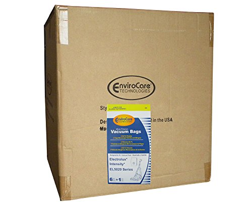 1 Case (25 pkgs) Electrolux Intensity Micofiltration Upright Canister Vacuum Cleaner Bags & Filter EL5020