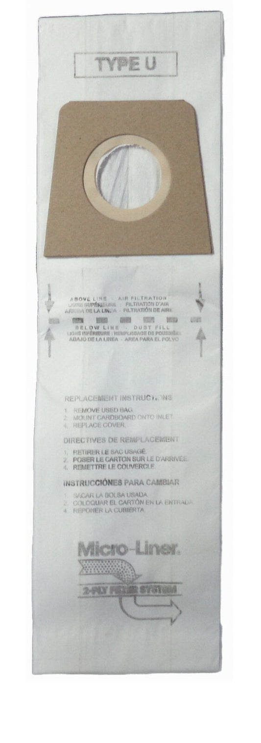 DVC Royal Dirt Devil Type U Micro Allergen Vacuum Cleaner Bags Made in USA [ 63 Bags ]