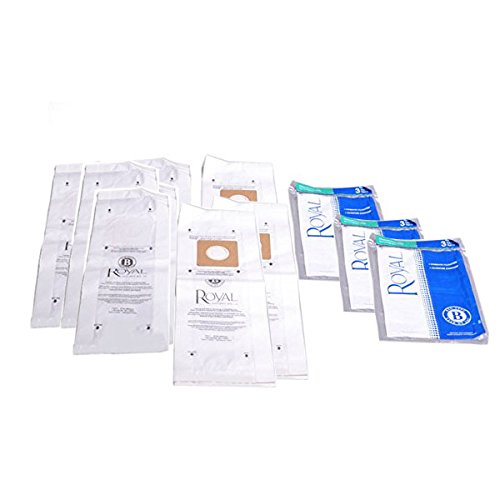 Replacement Part For Royal Type B Upright Vacuum Cleaner Later Metal Paper Bags 9PK # compare to part 3067247001