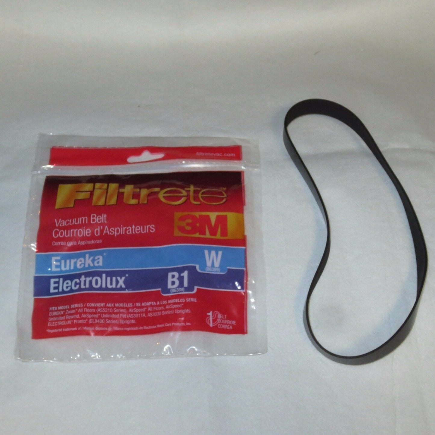 Eureka Sanitaire Vacuum Belts Style W, Electrolux B1, 67037, AS5210A, 86389 - 3M