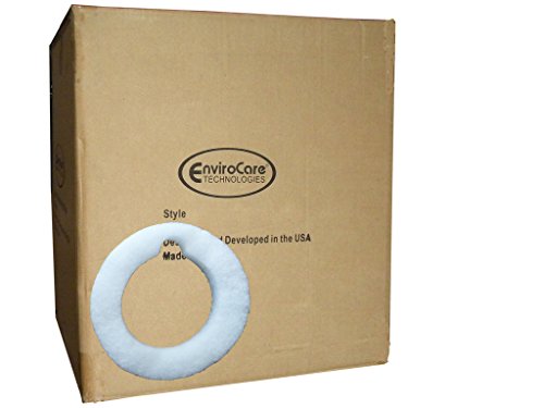 1 Case (50 pkgs) Filter Queen 4404012600 Exhaust Foam Filter Batting Ring Canister Vacuums