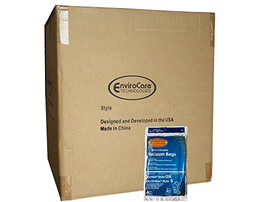 1/2 Case (25 pkgs) of Electrolux Harmony Oxygen Canister Microfiltration Vacuum Bags 61230B EL200B