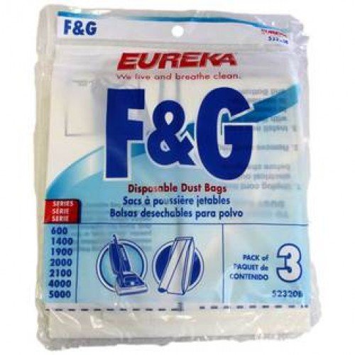 Eureka F-G Bags, Case of 18 bags (six 3-packs)