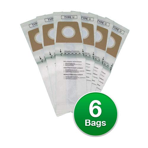 EnviroCare Replacement Vacuum Bags for Royal Dirt Devil Type U Uprights (2 Pack)