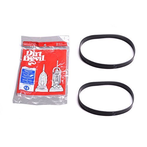 Dirt Devil Royal Style 12 Genuine Vacuum Belts Platinum Force Ultra Vision Turbo 2PK # 1LC0011600, 3910355001 3-910355-001