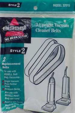 Bissell Vacuum Belt Style 2 For Use With Bissell Peggable Polybag