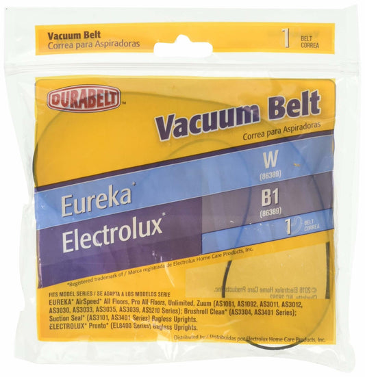 Durabelt Replacement Vacuum Belt, Eureka Style W + Electrolux B1, 1 single belt