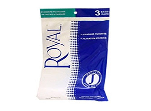 Royal Canister Tank Type J Upright Paper Bags 3PK # 3040447001