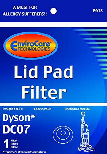 EnviroCare Generic Lid Pad Filter Compatible with Dyson DC07