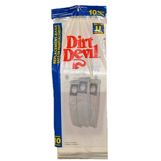 Royal Dirt Devil 3920048001 Paper Bag, Royal Style U Ultra 89200 10 Pk , White